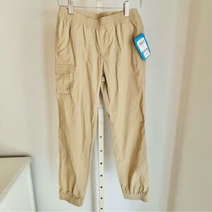 Columbia Omni-shade UPF30 Hiking Pants Tan, Size Youth Medium (10/12), NWT